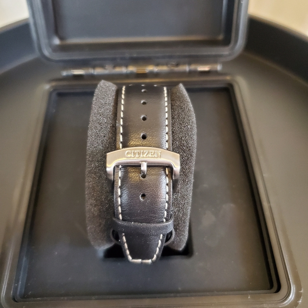 Citizen Promaster Nighthawk men's watch with Black Leather Strap - Picture 4 of 7